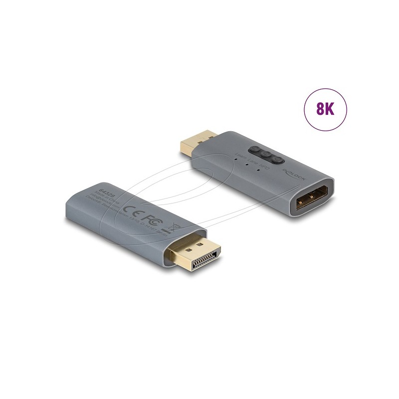 Delock - Ctecka / zapisovac EDID - DisplayPort - antracit