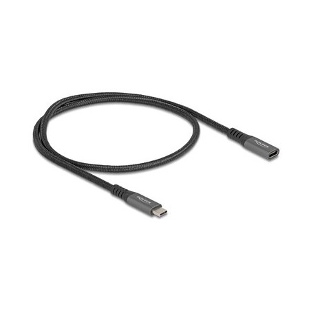 Delock - Prodlužovací USB kabel - 24 pin USB-C (M) do 24 pin USB-C (F) - USB 3.1 Gen 2 - 20 V - 5 A - 0.5 m - USB napájení