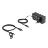 Delock - Rozbocovac - 5 Gbps, 1 port pro rychlé nabíjení, + prepínac - 3 x USB + 2 x USB-C - desktop