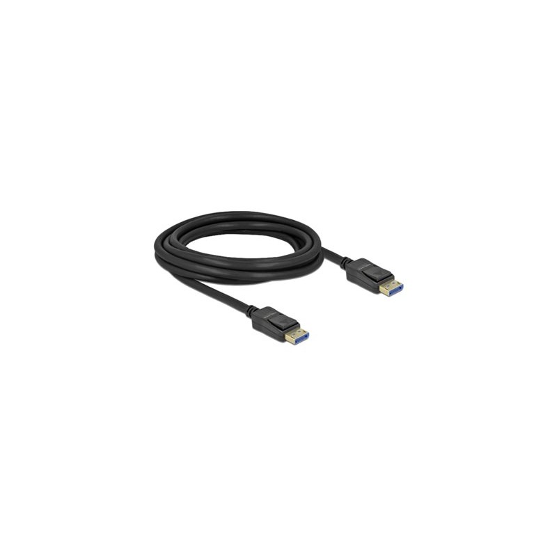 Delock - Kabel DisplayPort - DisplayPort (M) do DisplayPort (M) - DisplayPort 2.0 - 3 m - podpora 10K60Hz (10240x4320) - černá