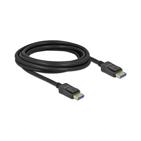 Delock - Kabel DisplayPort - DisplayPort (M) do DisplayPort (M) - DisplayPort 2.0 - 3 m - podpora 10K60Hz (10240x4320) - černá