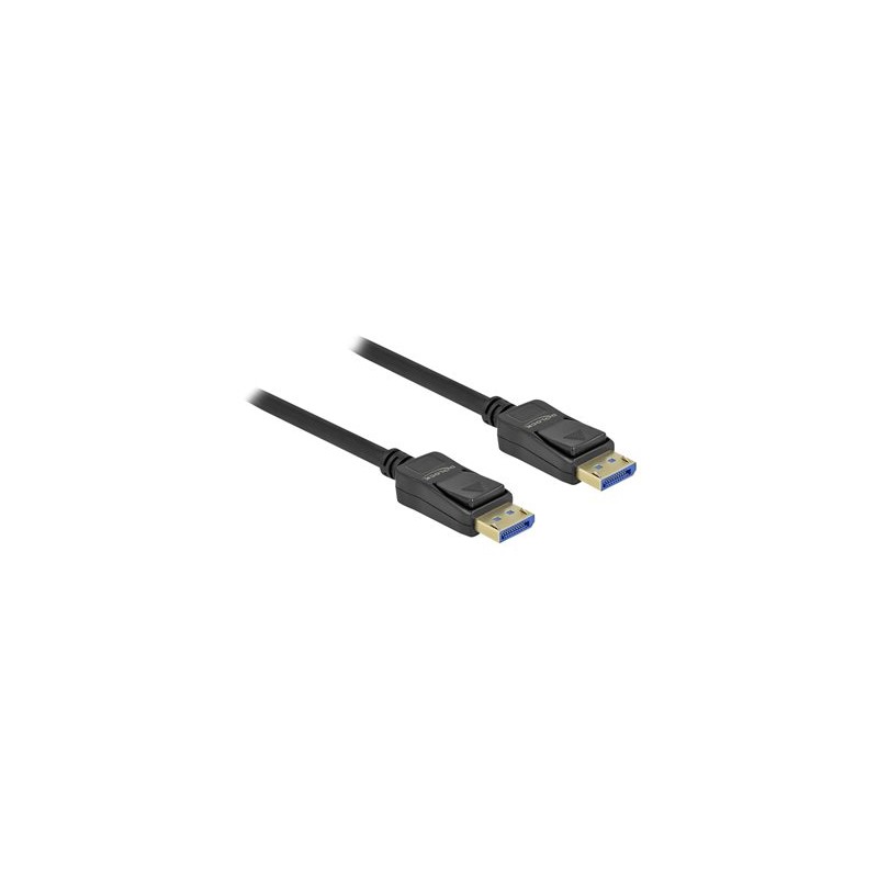Delock - Kabel DisplayPort - DisplayPort (M) do DisplayPort (M) - DisplayPort 2.0 - 1 m - podpora 10K60Hz (10240x4320) - černá