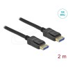 Delock - Kabel DisplayPort - DisplayPort (M) do DisplayPort (M) - DisplayPort 2.0 - 2 m - podpora 10K60Hz (10240x4320) -… 80262