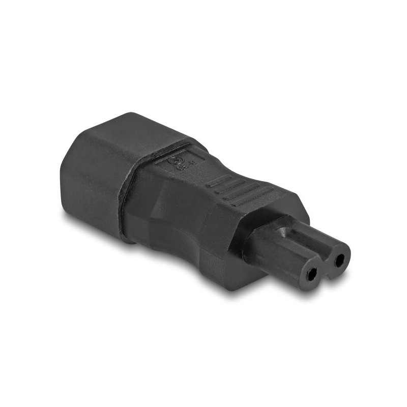 Delock - Adaptér napájení - power IEC 60320 C7 do IEC 60320 C14 - 250 V - 2.5 A - cerná
