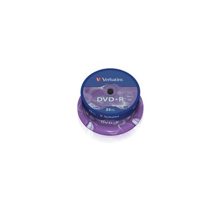 VERBATIM DVD+R(25-Pack)Spindle/General Retail/16x/4.7GB