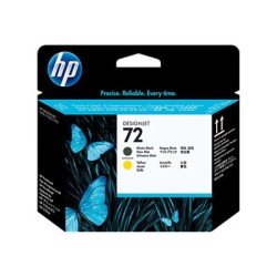 HP 72 Black matte + Yellow DJ Printhead, C9384A