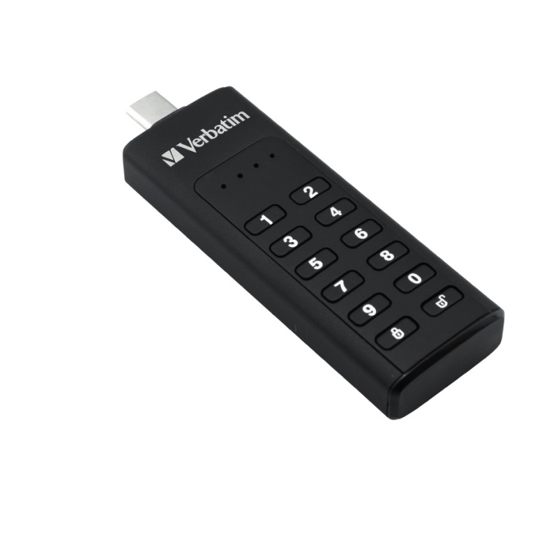 VERBATIM USB 3.0 Drive 64 GB - Keypad Secure (R:160/W:140 MB/s) GDPR