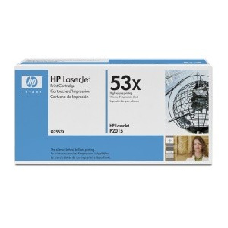 HP originální toner Q7553X, HP 53X, black, 7000str.