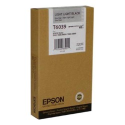 Epson originální ink C13T603900, light light black, 220ml