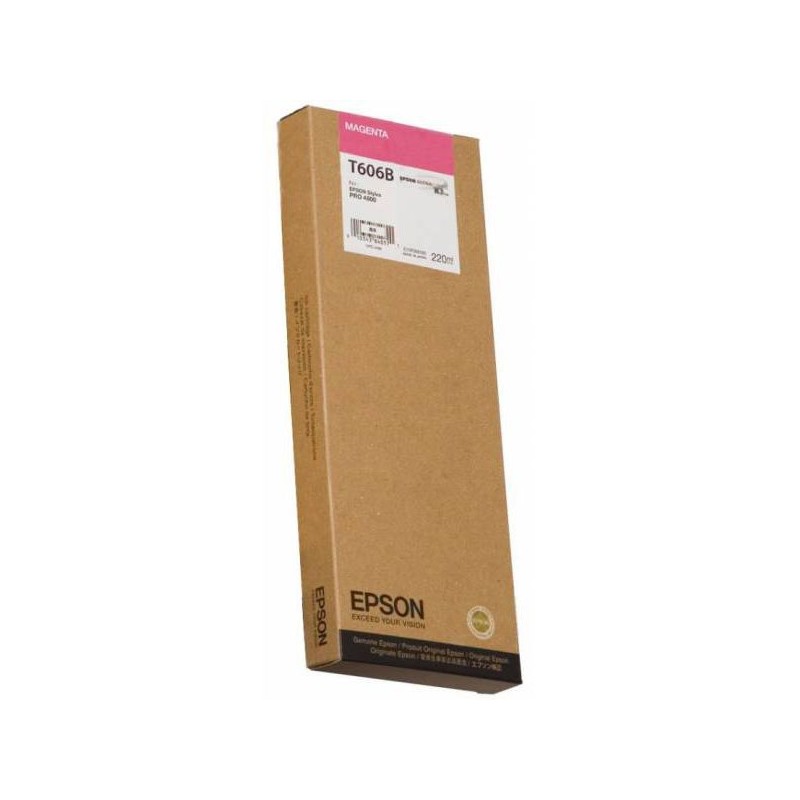 Epson originální ink C13T606B00, magenta, 220ml