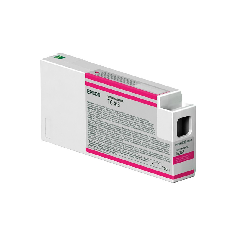 Epson originální ink C13T636300, vivid magenta, 700ml