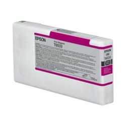 Epson originální ink C13T653300, vivid magenta, 200ml