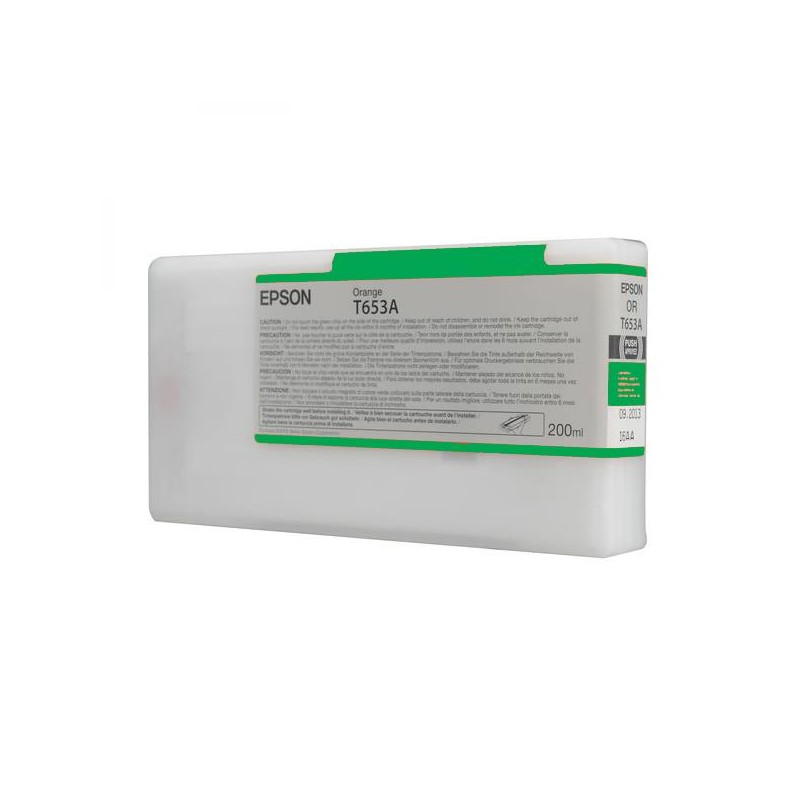Epson originální ink C13T653B00, green, 200ml