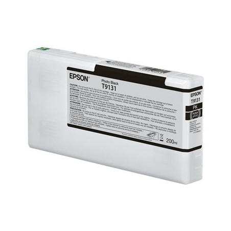 Epson originální ink C13T913100, black, 200ml