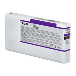 Epson originální ink C13T913D00, violet, 200ml