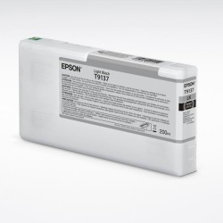 Epson originální ink C13T913700, light black, 200ml