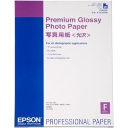 Epson Premium Glossy Photo Paper, C13S042091, foto papír, lesklý, bílý, Stylus Photo 890, 895, 1270, 2100, A2, 255 g/m2, 25 ks