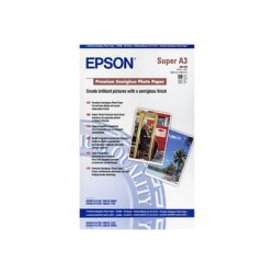 Epson Premium Semigloss Photo Paper, C13S041328, foto papír, pololesklý, bílý, Stylus Photo 1270, 2000P, A3+, 251 g/m2, 20 ks