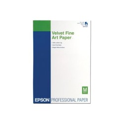 Epson Velvet Fine Art Paper, C13S041637, umělecký papír, sametový, bílý, A3+, 260 g/m2, 20 ks, inkoustový