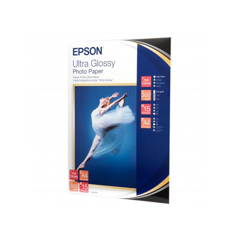 EPSON Paper A4 Ultra Glossy Photo (15 listů), 300g/m2