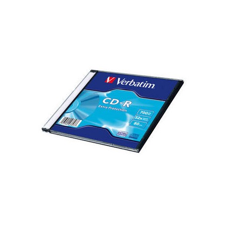 Verbatim CD-R, 43347, DataLife, 1-pack, 700MB, Extra Protection, 52x, 80min., slim box, pro archivaci dat
