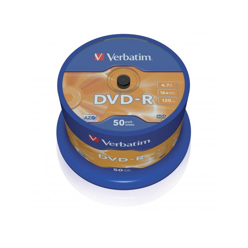 VERBATIM DVD-R(50-Pack)Spindle/General Retail/16x/4.7GB