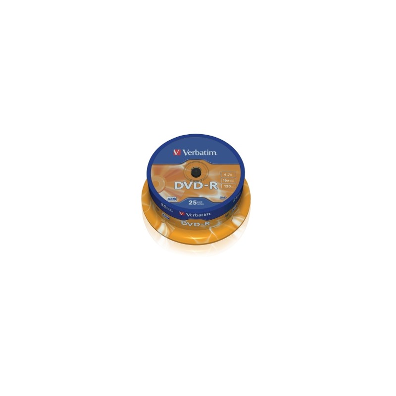 VERBATIM DVD-R(25-Pack)Spindle/General Retail/16x/4.7GB