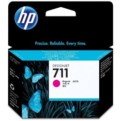 HP 711 Magenta DJ Ink Cart, 29 ml, CZ131A