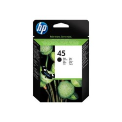 HP 45 Black Ink Cart, 42 ml, 51645AE (930 pages)