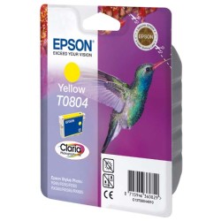 Epson originální ink C13T08044011, yellow, 7,4ml