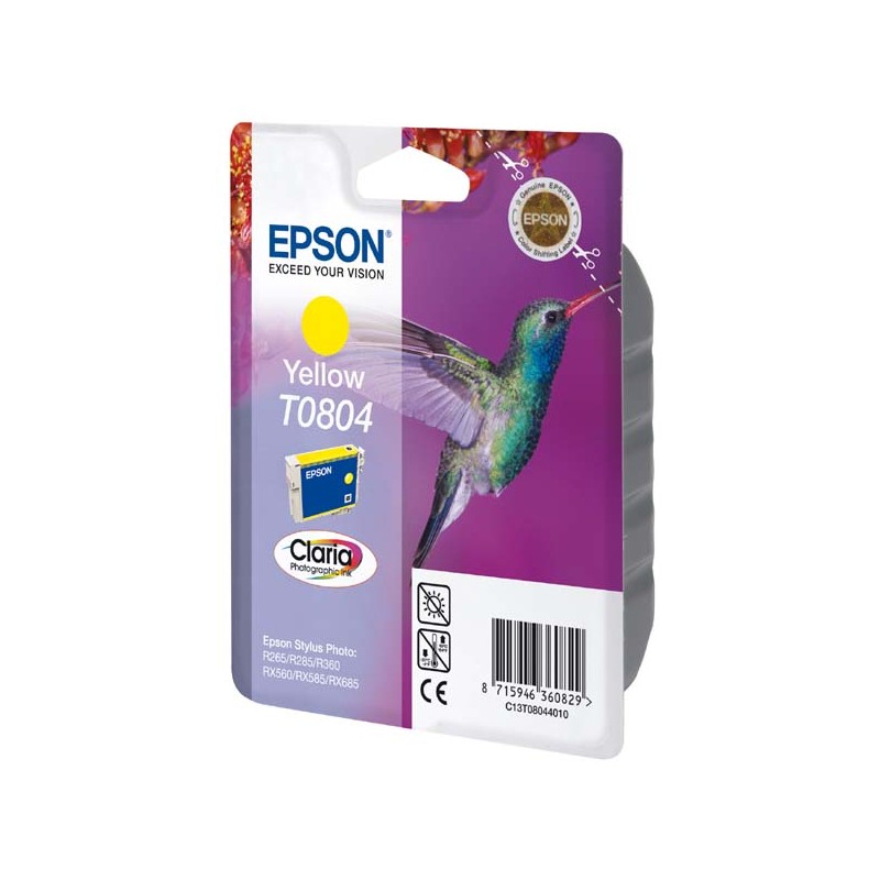 Epson originální ink C13T08044011, yellow, 7,4ml