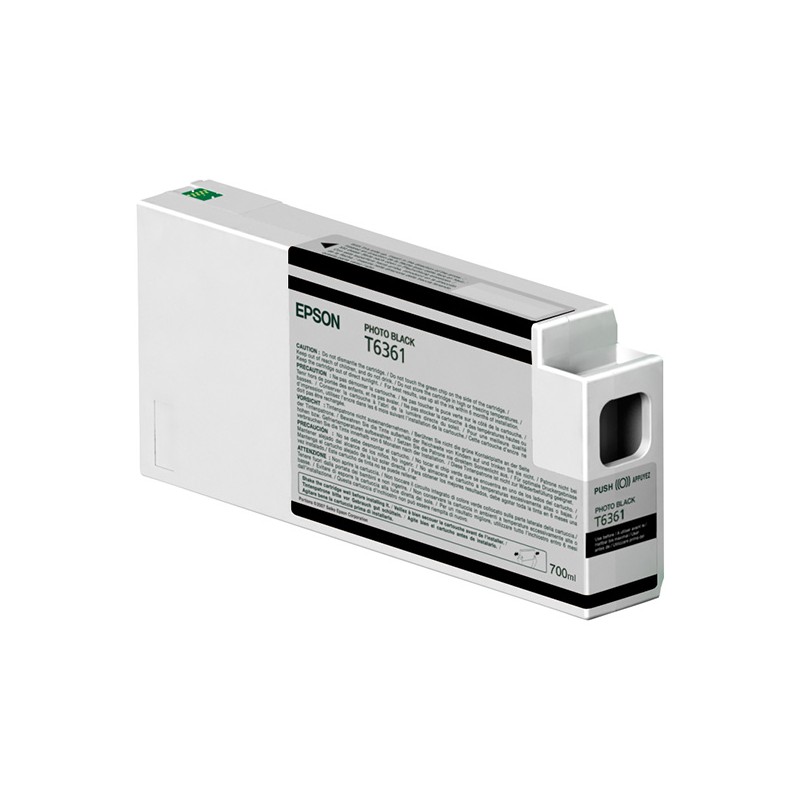 Epson originální ink C13T636100, photo black, 700ml