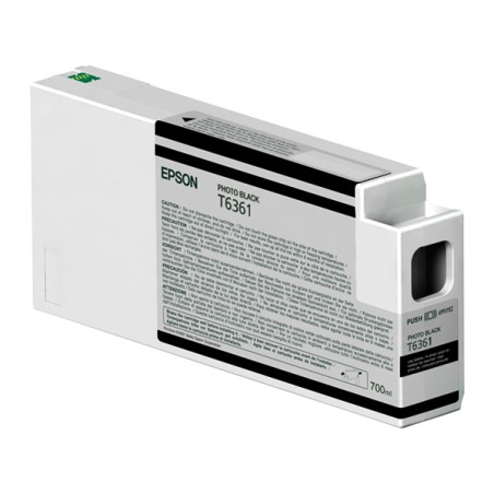 Epson originální ink C13T636100, photo black, 700ml