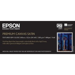 Epson 610/12.2/Paper Roll PremierArt Water Resistant Canvas Roll, voděodolný, 24", C13S041847, 350 g/m2, papír, 610mmx12.2m