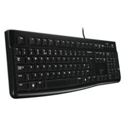 Logitech K120 klávesnice drátová (USB) CZ/SK, černá