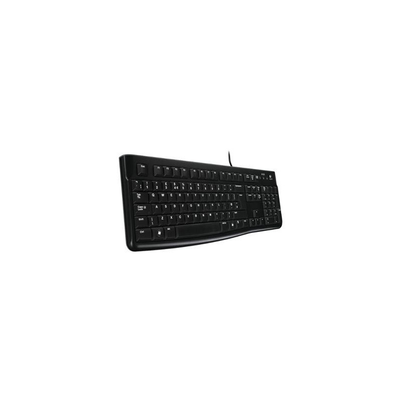 Logitech K120 klávesnice drátová (USB) CZ/SK, černá