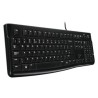 Logitech K120 klávesnice drátová (USB) CZ/SK, černá
