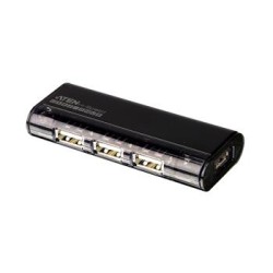 ATEN USB 2.0 HUB 4-portový bez napájení magnetický - černý