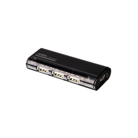 ATEN USB 2.0 HUB 4-portový bez napájení magnetický - černý