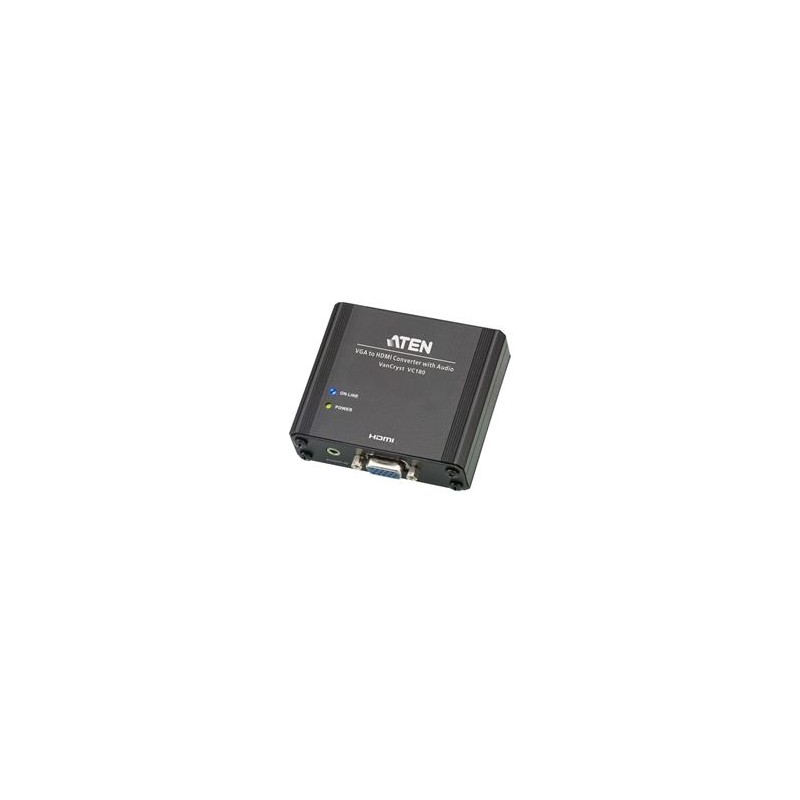 ATEN Konvertor VGA na HDMI rozhraní s audiem až 1080P, stereo
