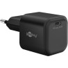 goobay Napájecí a nabíjecí adaptér 230V na USB-C PD GaN Fast Charger Nano 20W, černá