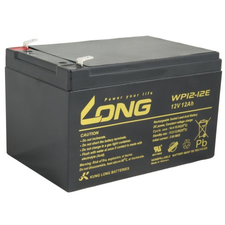 LONG baterie 12V 12Ah F2 DeepCycle (WP12-12E)