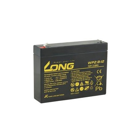 LONG baterie 12V 2,8Ah F1 (WP2.8-12)