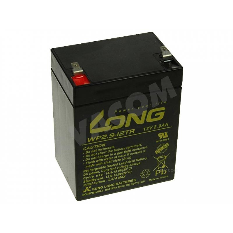 LONG baterie 12V 2,9Ah F1 (WP2.9-12TR)
