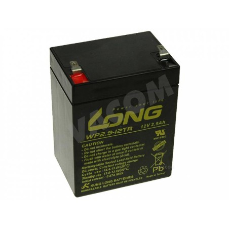LONG baterie 12V 2,9Ah F1 (WP2.9-12TR)