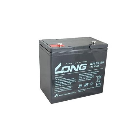 LONG baterie 12V 55Ah M6 LongLife 12 let (WPL55-12N)