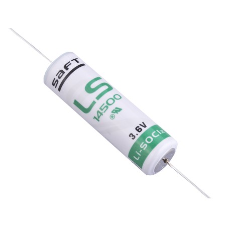Nenabíjecí baterie AA LS14500 Saft Lithium 1ks Bulk - s drátovými vývody