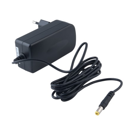 Napájecí adaptér univerzální 12V 2A 24W konektor 5,5mm x 2,1mm plus pól uprostřed - vhodný i pro nábytkové instalace