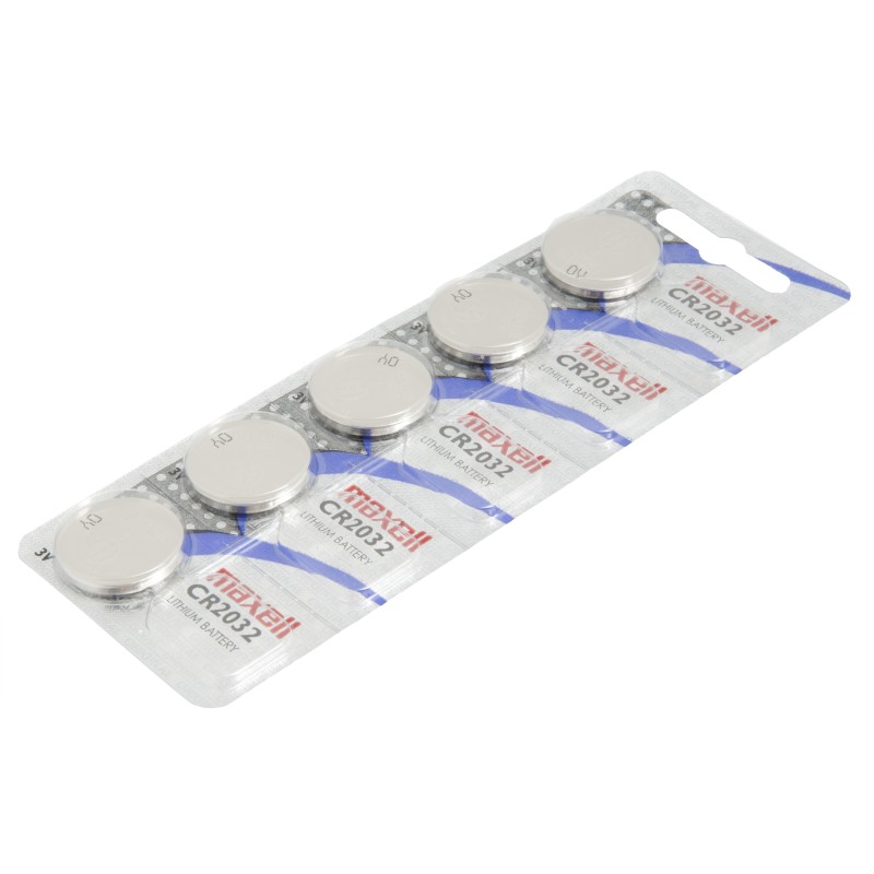 Nenabíjecí knoflíková baterie CR2032 Maxell Lithium 5ks Blistr