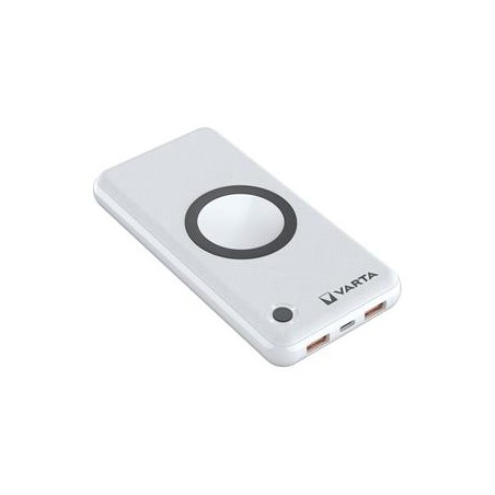 Powerbanka VARTA 57908 15000mAh USB-C PD vstup a výstup, bezdrátové nabíjení Qi